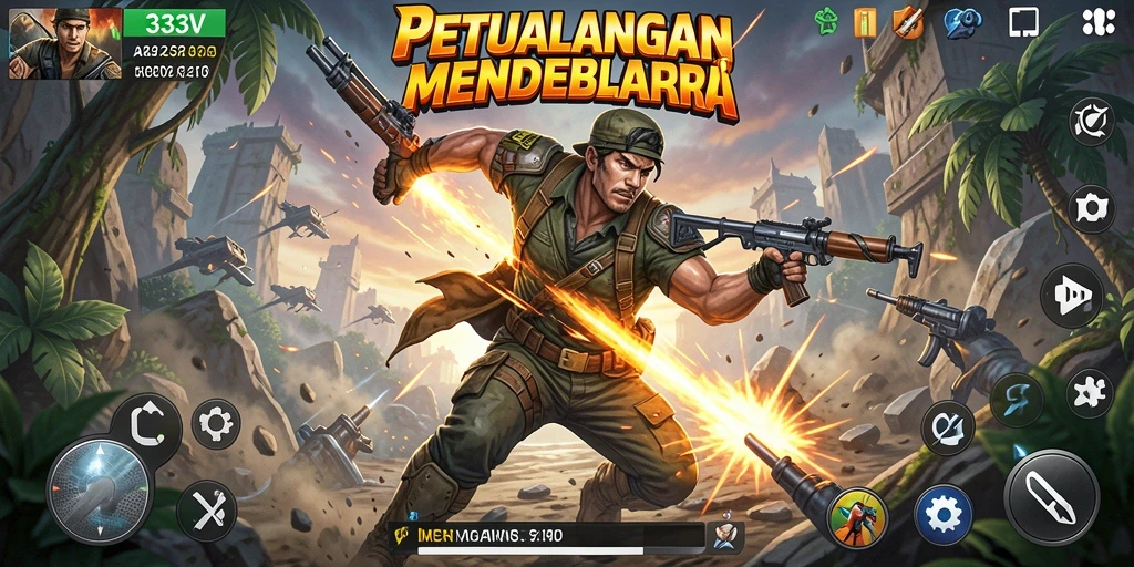 Screenshot gameplay 333V yang penuh aksi dan petualangan.