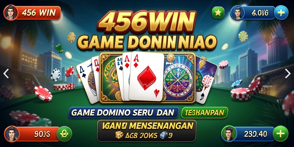 Screenshot gameplay seru dari permainan Domino di 456WIN.