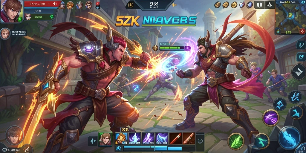 Gameplay seru pertarungan tim di 5ZK.