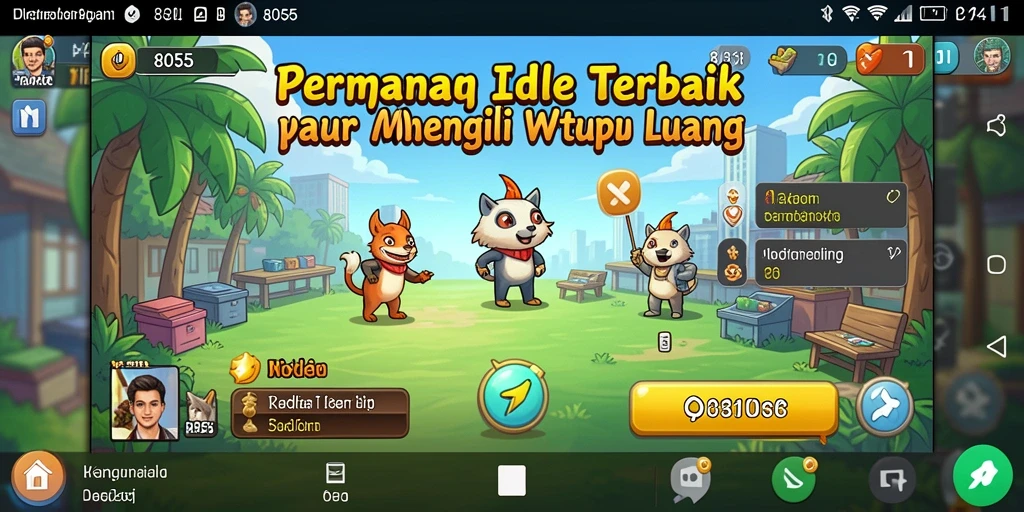 Tampilan menarik dari gameplay Idle di 8055 dengan grafis menawan.