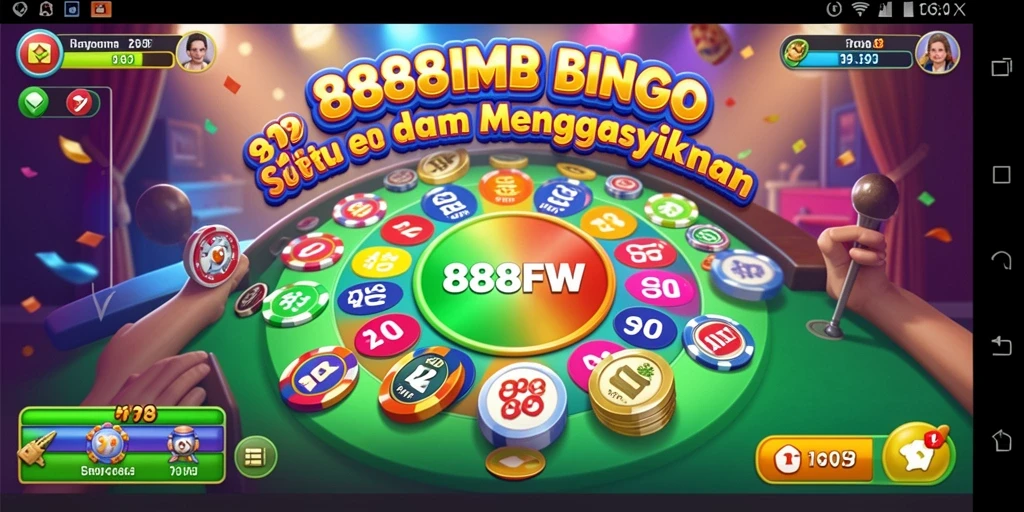 Tampilan gameplay Bingo yang menawan di 888FW.