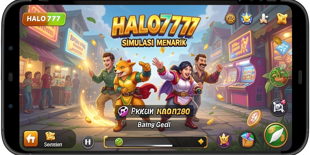 Screenshot utama HALO777 menampilkan gameplay Simulation yang mendetail.
