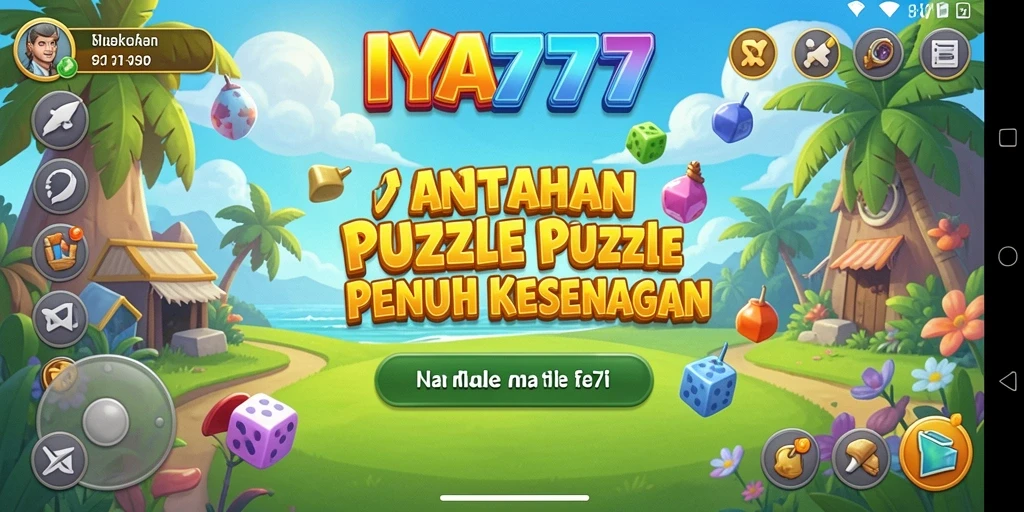 Tampilan gameplay IYA777 dengan berbagai tantangan Puzzle yang menarik.