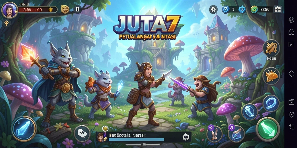 Menampilkan gameplay seru dari JUTA7 dengan grafik menakjubkan.