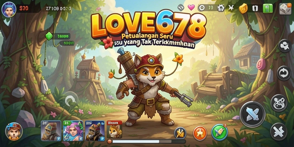 Tangkapan layar gameplay LOVE678 yang menggambarkan dunia petualangan yang menarik.