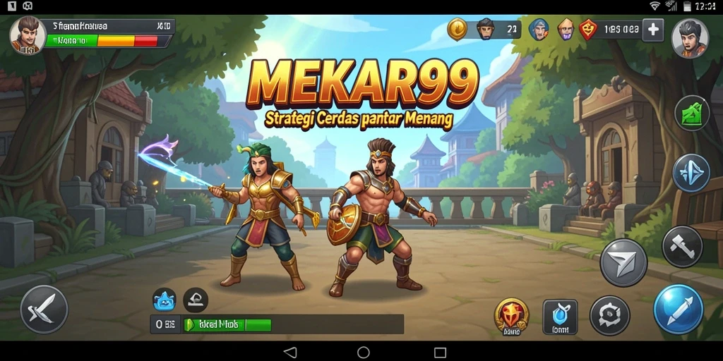 Screenshot gameplay MEKAR99 yang menampilkan strategi dinamis.