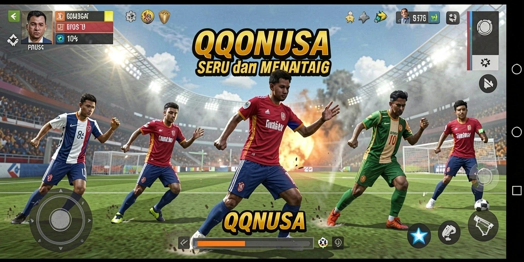 Tampilan gameplay QQNUSA yang mendebarkan dan kompetitif.