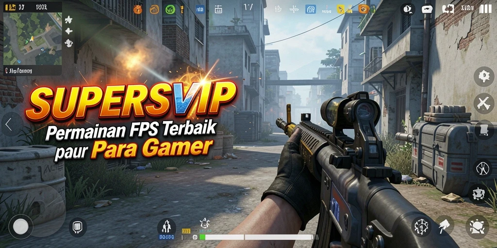 Tangkapan layar gameplay SUPERSVIP dengan aksi menegangkan.