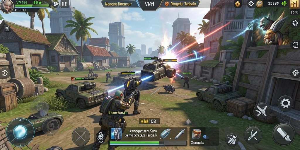 Tangkapan layar dari gameplay seru di VW108.